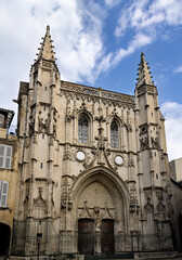 Basilica of Saint Pierre in Avignon, France in spring