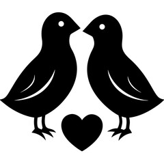 two birds on a branch