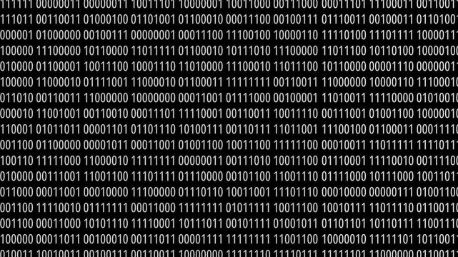 Digital Number code 0 1 alpha