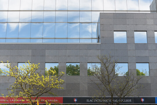 modern office building and location of ILAC (International Language Academy of Canada) located at ILAC Dream Building, 425 Bloor St E, Toronto