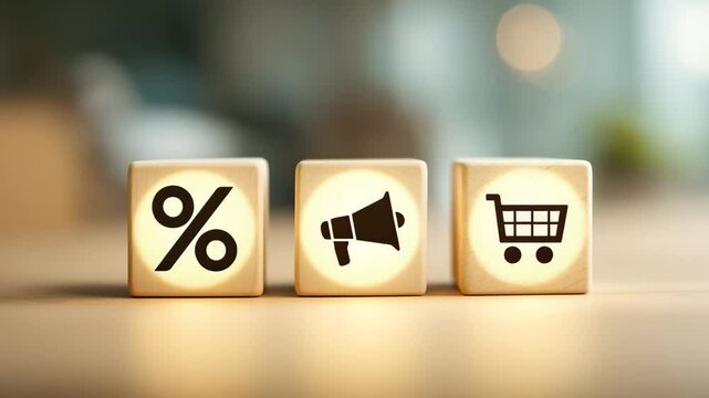 Discount Campaigns With Loud Advertising, E-Commerce Sales Boost and Shopper Incentives, Retail Promotions, Customer Engagement and Online Shopping Growth, Video