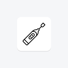 Electric Toothbrush, vector, pixel perfect, illustrator file