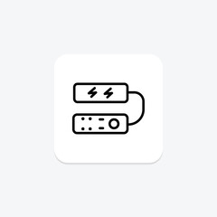 Surge Protector, vector, pixel perfect, illustrator file