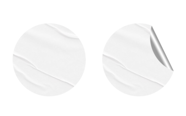 Blank Texture Sticker For Mockup