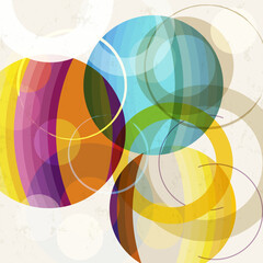 Fototapeta premium abstract geometric pattern background, with circles, stripes, strokes and splashes