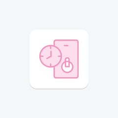 Timer Switch, vector, pixel perfect, illustrator file