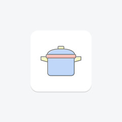 Pressure Cooker, vector, pixel perfect, illustrator file