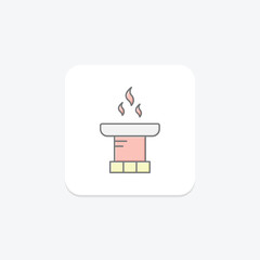 Chimney, vector, pixel perfect, illustrator file