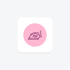 Steam Iron, vector, pixel perfect, illustrator file