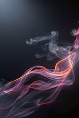 abstract smoke on black