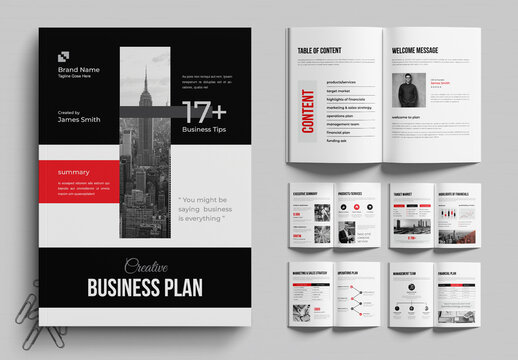 Professional Business Plan Design for Corporate Use