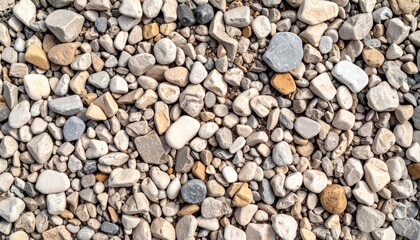 Colorful pebble and gravel texture for background use

