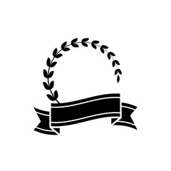 シンプルなランキングメダル装飾フレームイラスト