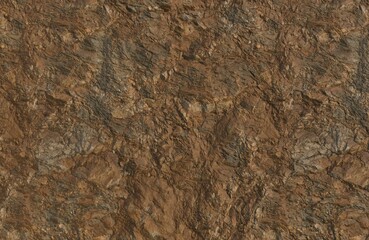 Rough Cliff Surface with Weathered Stone Texture, 6K

