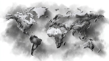 World map illustration