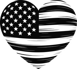 American Flag Svg, 4th of July Svg Cut Files, Distressed Flag Svg,Fourth Of July svg