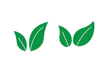 leaf plant sprout icon sign vector