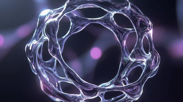 Toroidal structure flowing through dimensional space