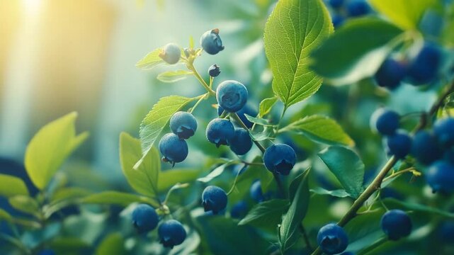 blueberry tree in garden