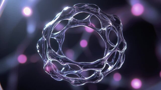 Toroidal structure flowing through dimensional space