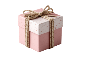 Decorative gift box with pink and white design for special occasions