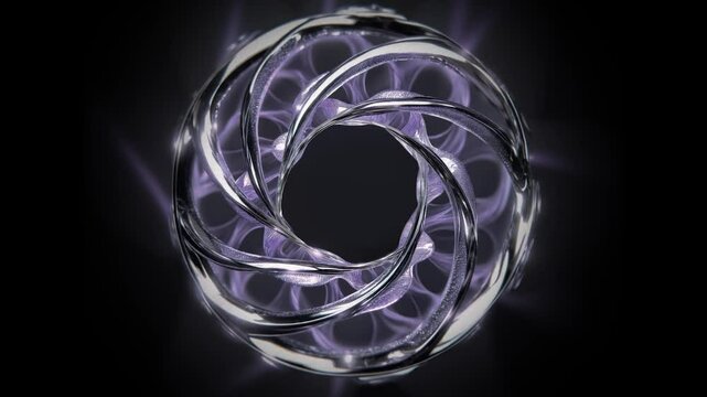 Toroidal structure flowing through dimensional space