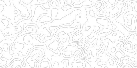Abstract topographic contours map background. Topography black wave lines vector background. Topographic map Patterns, Topographic map and place for texture. Wavy curve lines banner design.	
