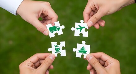 Transport Solutions Concept Jigsaw Puzzle