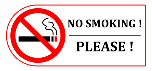 No Smoking Please. 