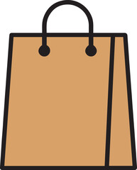 Shopping Paper Bag Vector Illustration 