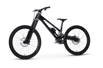 Mountain  Bicycle isolated on PNG Transparent Background .Cut-Out Clipping Path With Adobe Photoshop Pen Tool 