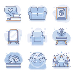 Therapy and Counseling Icon Set