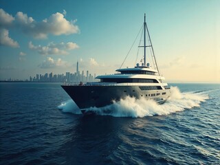 Fototapeta premium yacht in the sea
