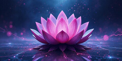 purple lotus flower