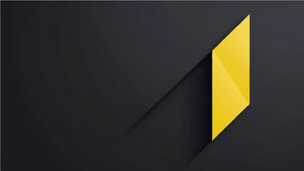 Fototapeta premium abstract dark lemon color vector abstract geometrical shape modern background