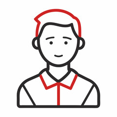 Obraz premium vector illustration of cartoon character