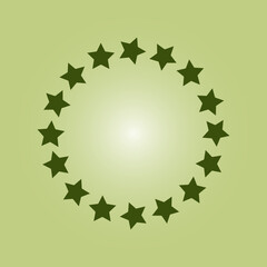 Stars trendy artwork ravishing abstract vector illustration colorful applicable design