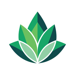 Green Leaf Logo for Eco-Friendly and Sustainable Brands