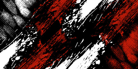 black white and red grunge texture background. eps 10