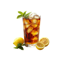 Refreshing Iced Tea with Lemon and Mint