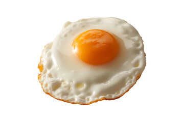 Fried egg isolated on transparent background. Png