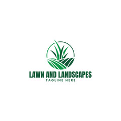 Lawn Care and Landscaping Logo
