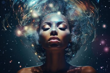 Universe portrait nature adult.