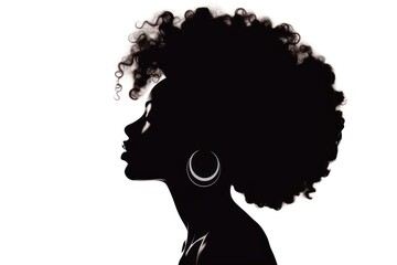 Silhouette jewelry earring adult.