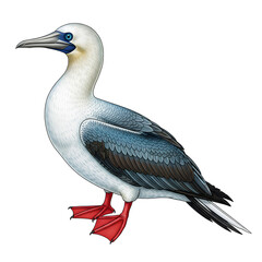 Red footed Booby PNG