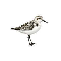 Obraz premium Sanderling bird PNG