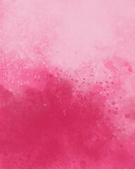 Obraz premium Watercolor pink color gradation abstract illustration for wallpaper background