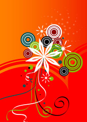 vector illustration of a flower