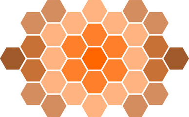 육각형 벌집 도형 패턴