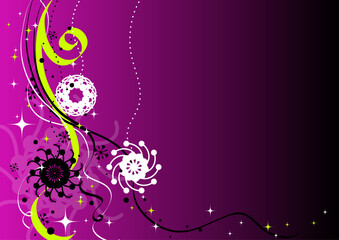 vector illustration of a flower